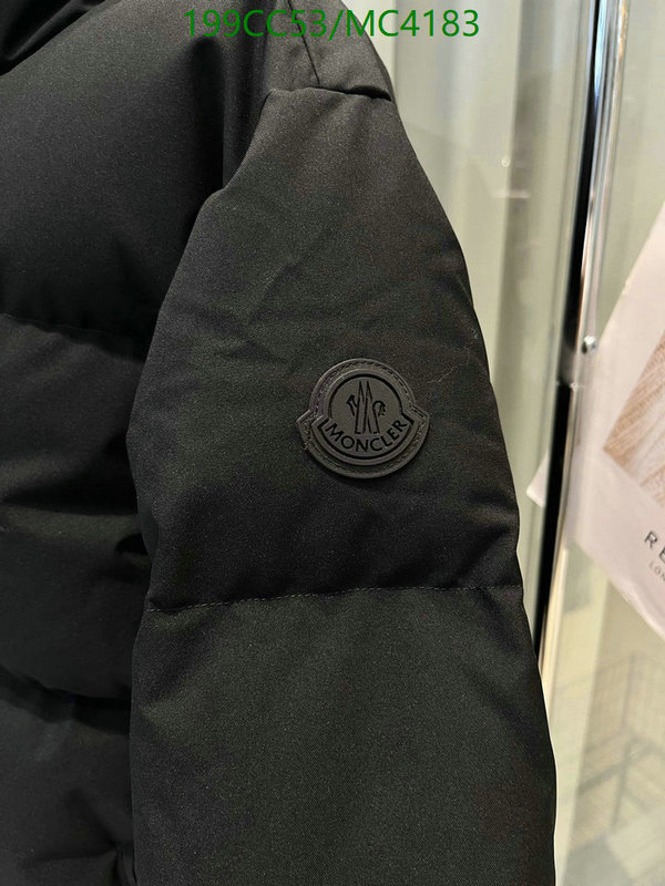 Moncler-Down jacket Men Code: MC4183 $: 199USD