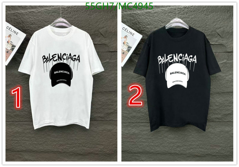 Balenciaga-Clothing Code: MC4945 $: 55USD
