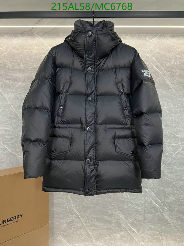 Burberry-Down jacket Men Code: MC6768 $: 215USD
