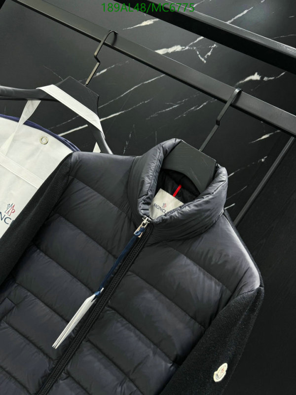 Moncler-Down jacket Men Code: MC6775 $: 189USD