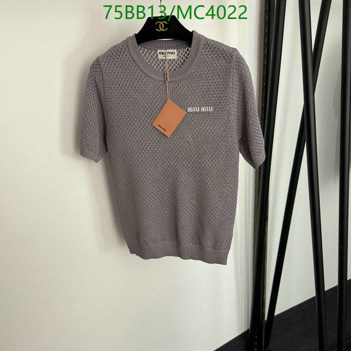 MIUMIU-Clothing Code: MC4022 $: 75USD