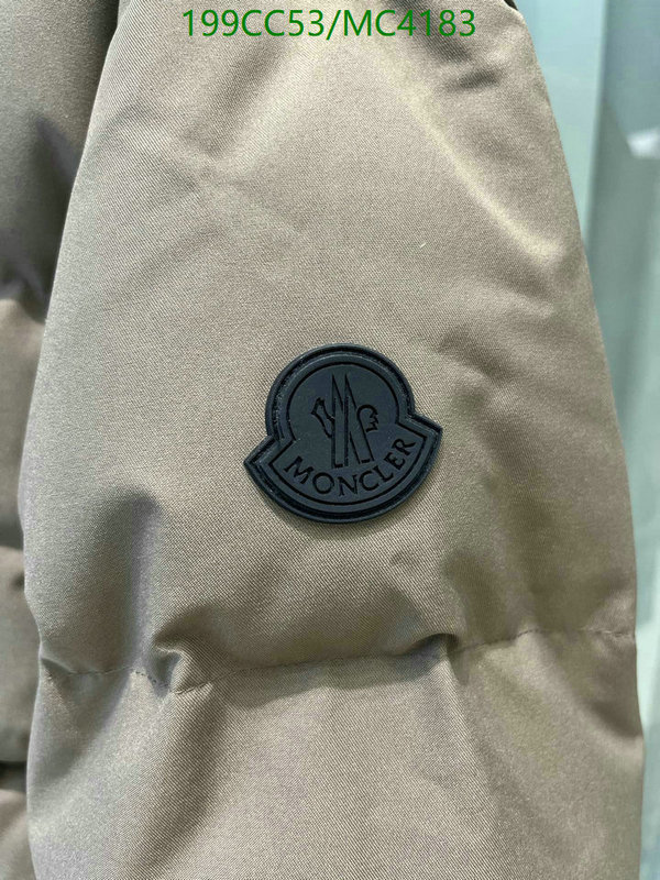 Moncler-Down jacket Men Code: MC4183 $: 199USD