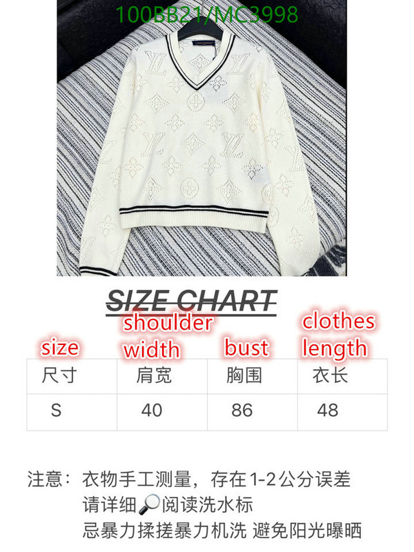 LV-Clothing Code: MC3998 $: 100USD