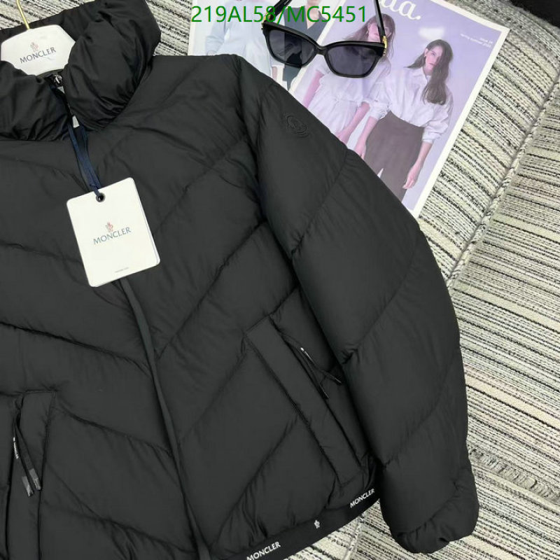 Moncler-Down jacket Women Code: MC5451 $: 219USD