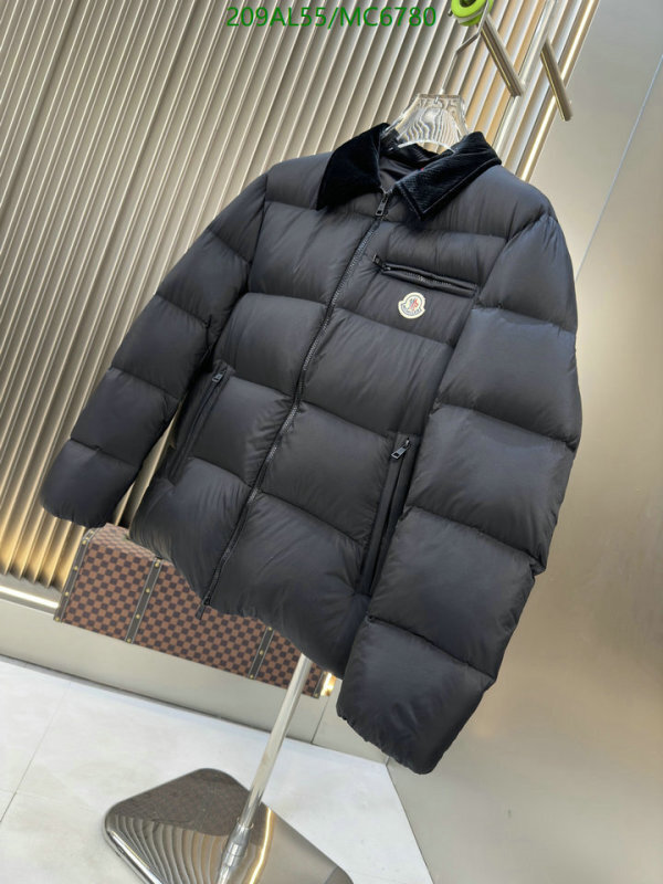 Moncler-Down jacket Men Code: MC6780 $: 209USD