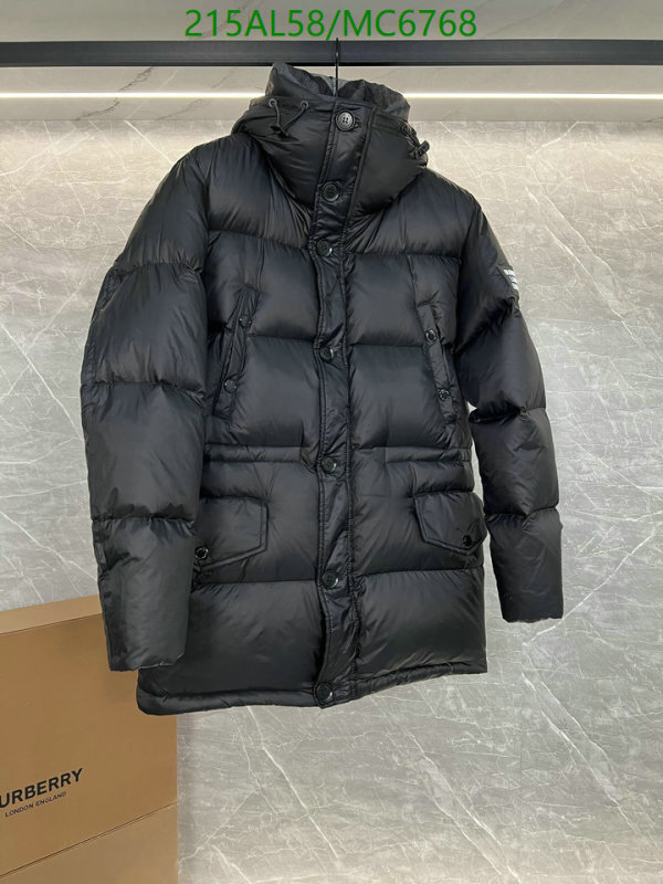 Burberry-Down jacket Men Code: MC6768 $: 215USD