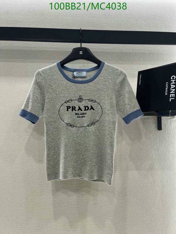 Prada-Clothing Code: MC4038 $: 100USD