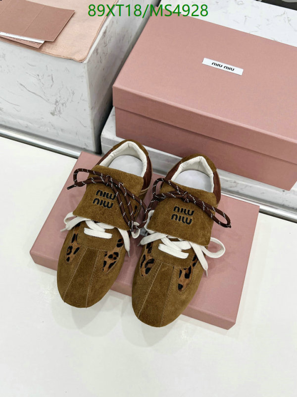 Miu Miu-Women Shoes Code: MS4928 $: 89USD