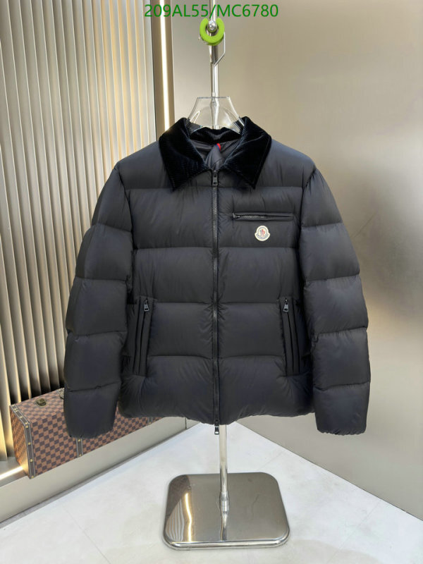 Moncler-Down jacket Men Code: MC6780 $: 209USD