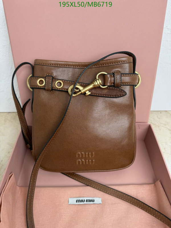 Miu Miu-Bag-Mirror Quality Code: MB6719 $: 195USD