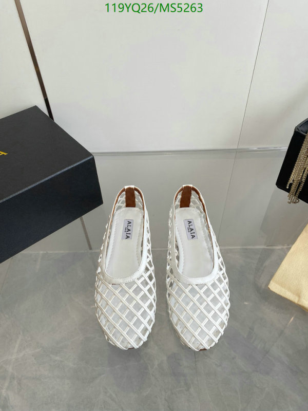 ALAIA-Women Shoes Code: MS5263 $: 119USD