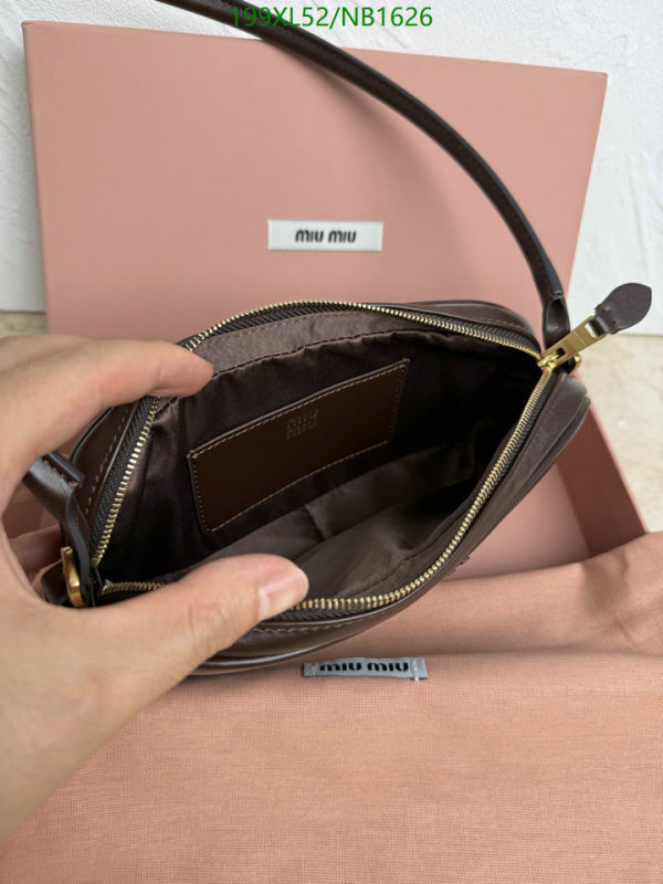 Miu Miu-Bag-Mirror Quality Code: NB1626 $: 199USD