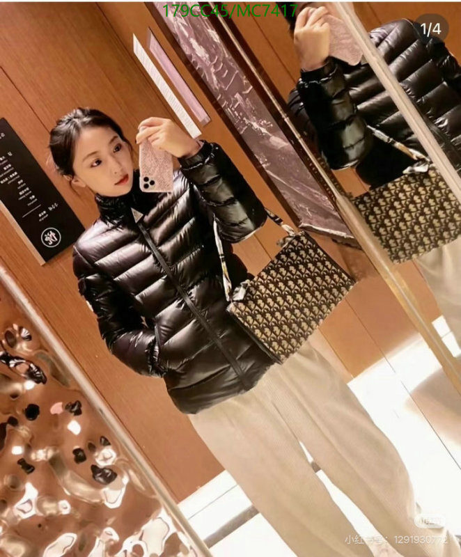 Moncler-Down jacket Women Code: MC7417 $: 179USD