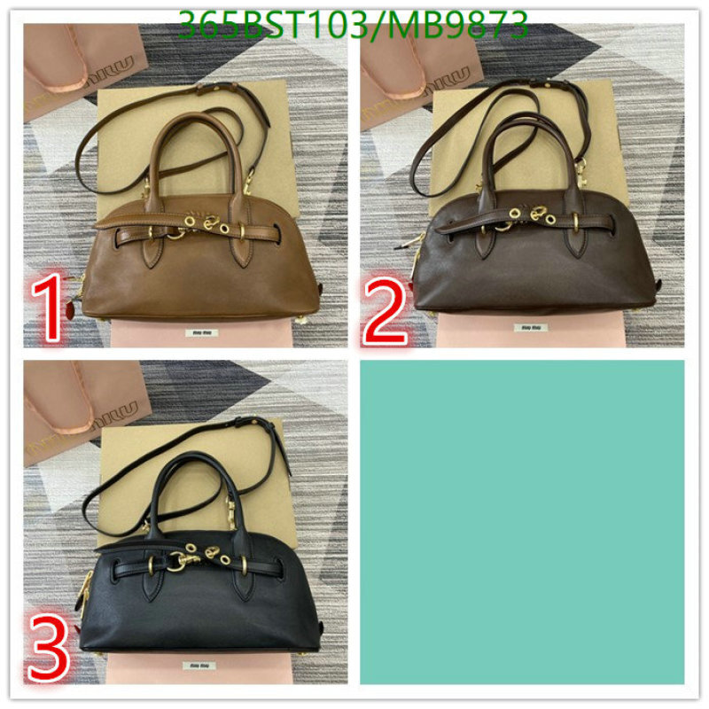 Miu Miu-Bag-Mirror Quality Code: MB9873 $: 365USD