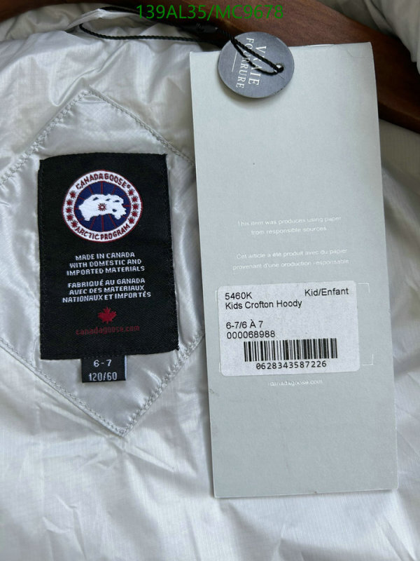 Canada Goose-Kids Clothing Code: MC9678 $: 139USD