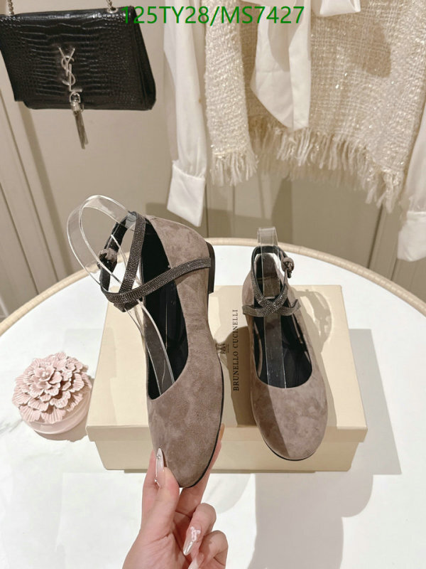 Brunello Cucinelli-Women Shoes Code: MS7427 $: 125USD
