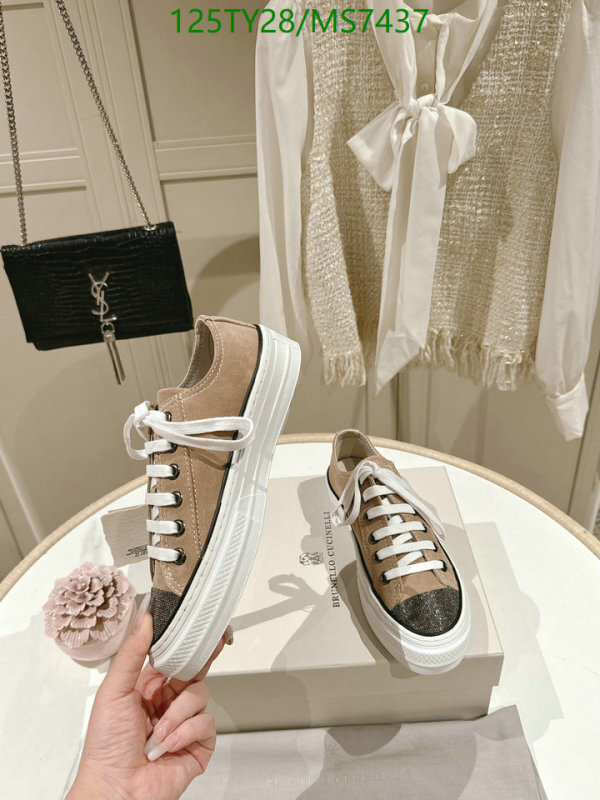 Brunello Cucinelli-Women Shoes Code: MS7437 $: 125USD