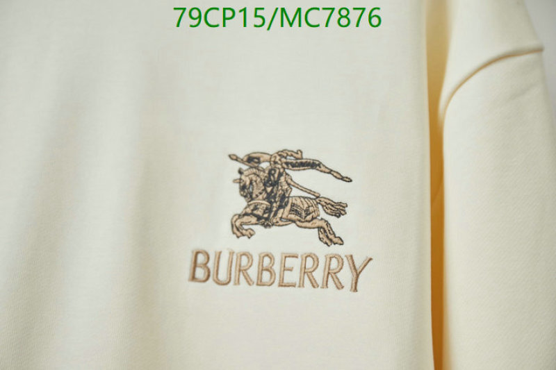 Burberry-Clothing Code: MC7876 $: 79USD
