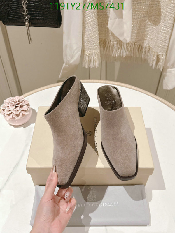 Brunello Cucinelli-Women Shoes Code: MS7431 $: 119USD