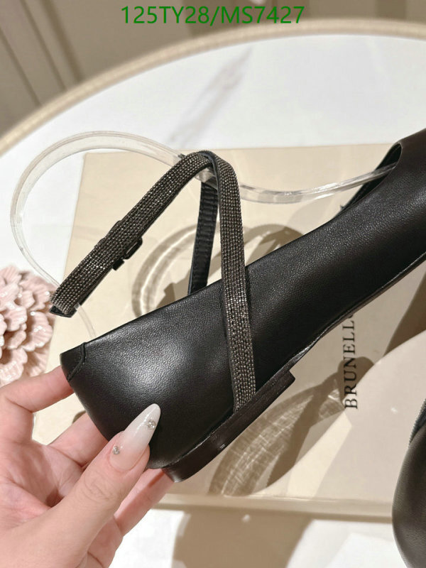 Brunello Cucinelli-Women Shoes Code: MS7427 $: 125USD