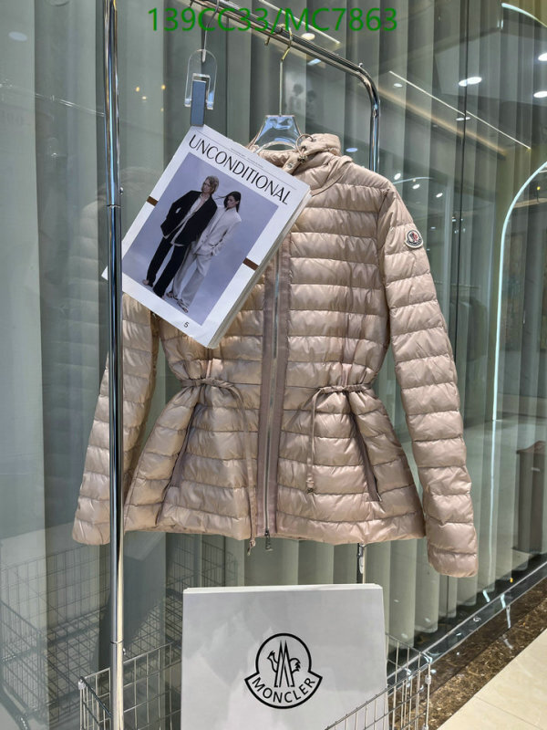 Moncler-Down jacket Women Code: MC7863 $: 139USD