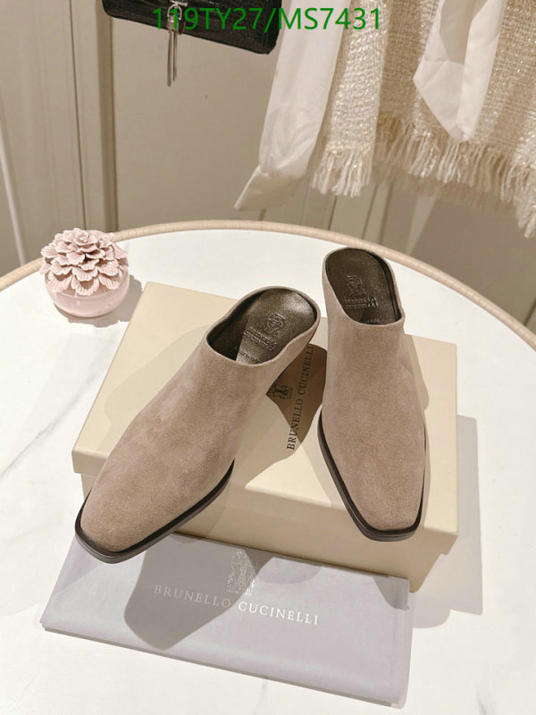 Brunello Cucinelli-Women Shoes Code: MS7431 $: 119USD