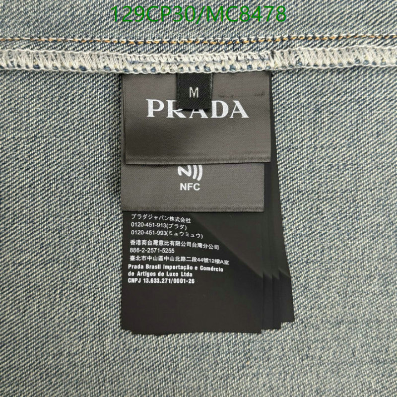 Prada-Clothing Code: MC8478 $: 129USD
