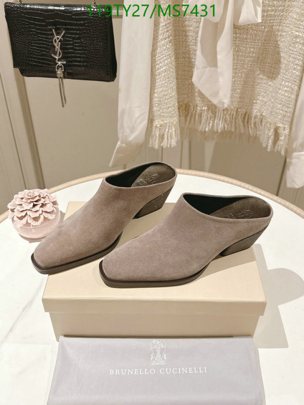 Brunello Cucinelli-Women Shoes Code: MS7431 $: 119USD