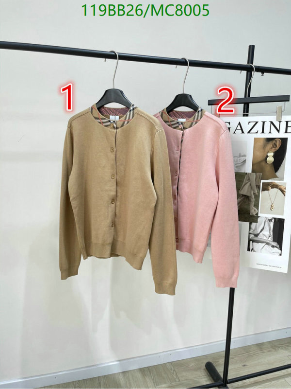 Burberry-Clothing Code: MC8005 $: 119USD