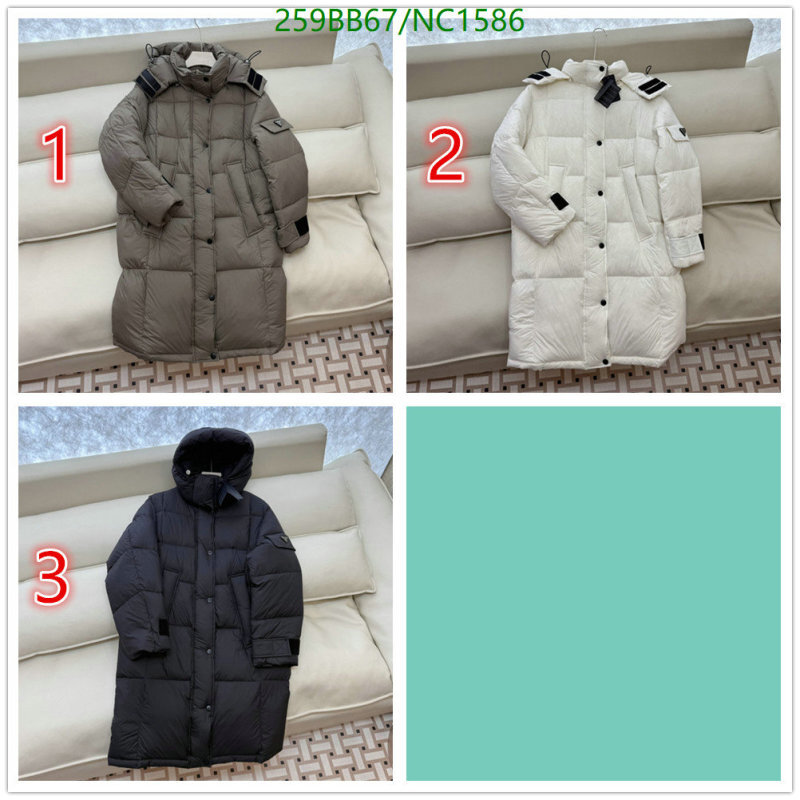 Prada-Down jacket Women Code: NC1586 $: 259USD