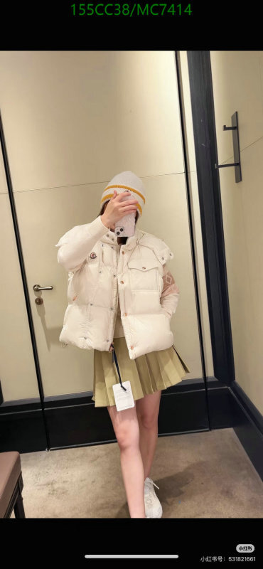 Moncler-Down jacket Women Code: MC7414 $: 155USD