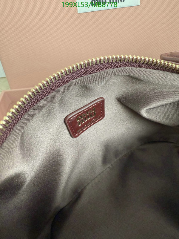 Miu Miu-Bag-Mirror Quality Code: MB8778 $: 199USD