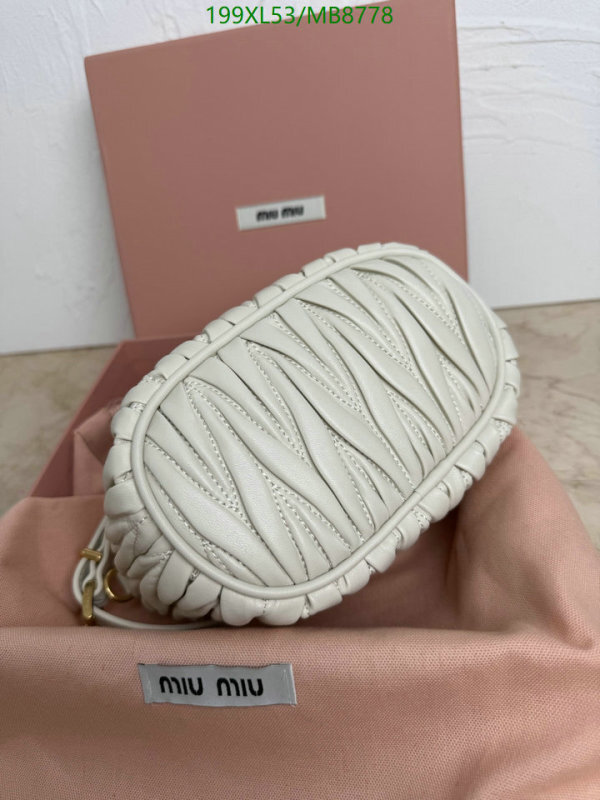 Miu Miu-Bag-Mirror Quality Code: MB8778 $: 199USD