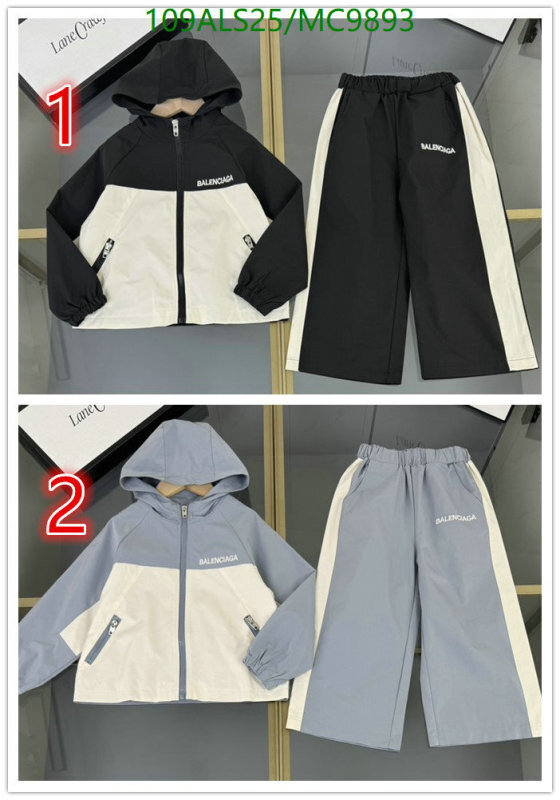 Balenciaga-Kids Clothing Code: MC9893 $: 109USD