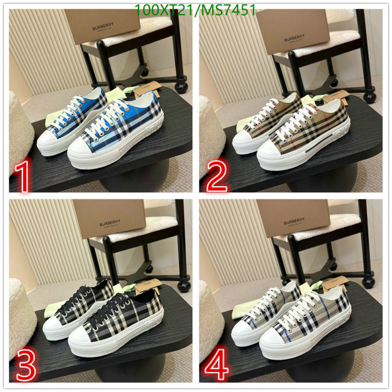 Burberry-Men shoes Code: MS7451 $: 100USD