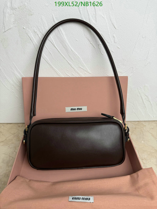 Miu Miu-Bag-Mirror Quality Code: NB1626 $: 199USD