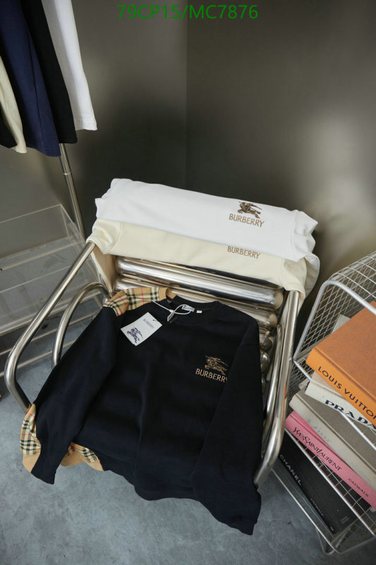 Burberry-Clothing Code: MC7876 $: 79USD