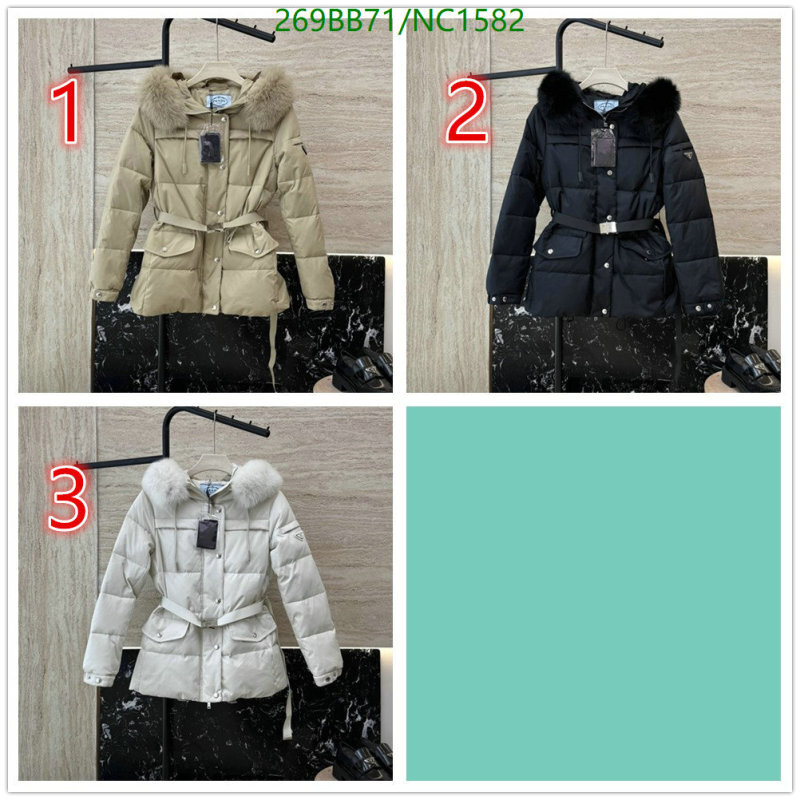 Prada-Down jacket Women Code: NC1582 $: 269USD