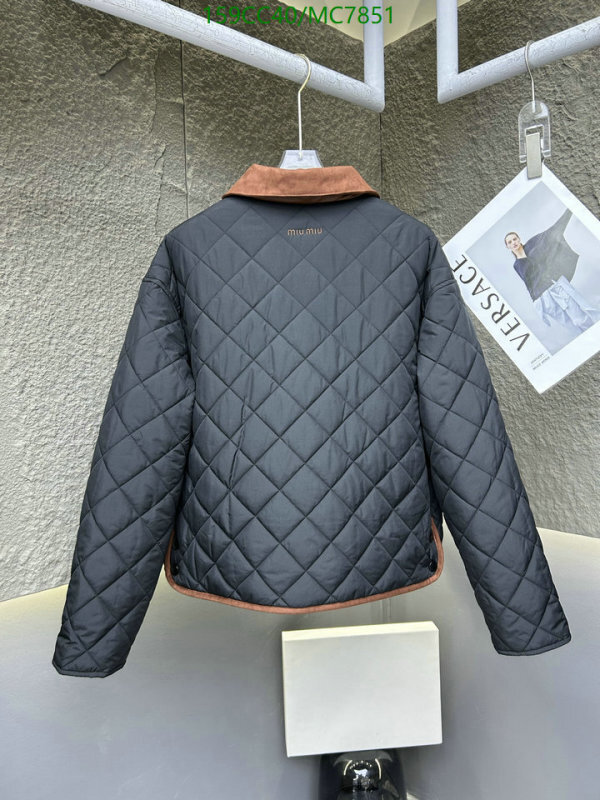 Miu Miu-Down jacket Women Code: MC7851 $: 159USD