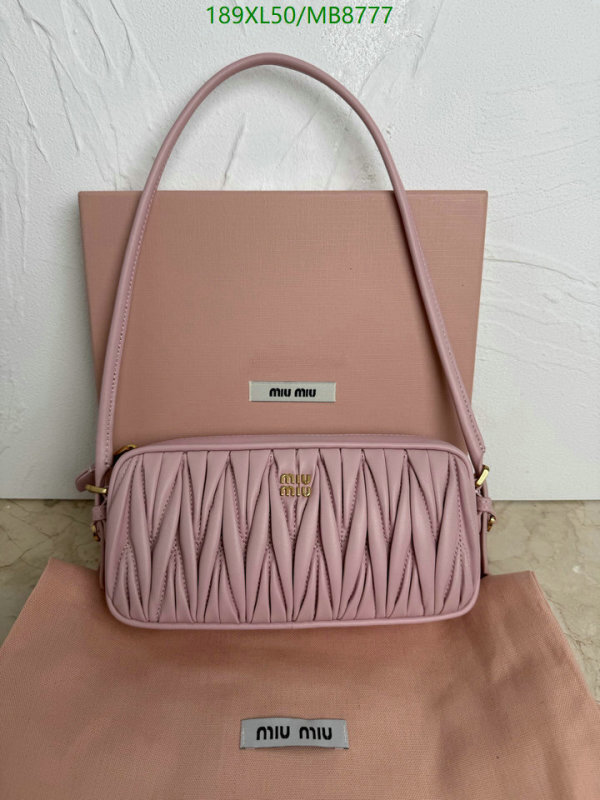 Miu Miu-Bag-Mirror Quality Code: MB8777 $: 189USD
