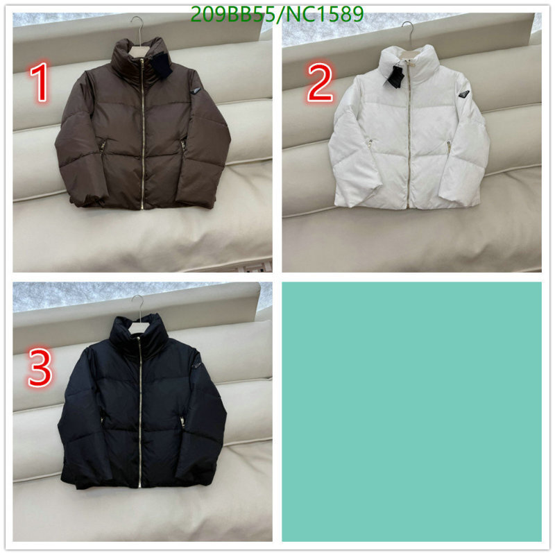 Prada-Down jacket Women Code: NC1589 $: 209USD