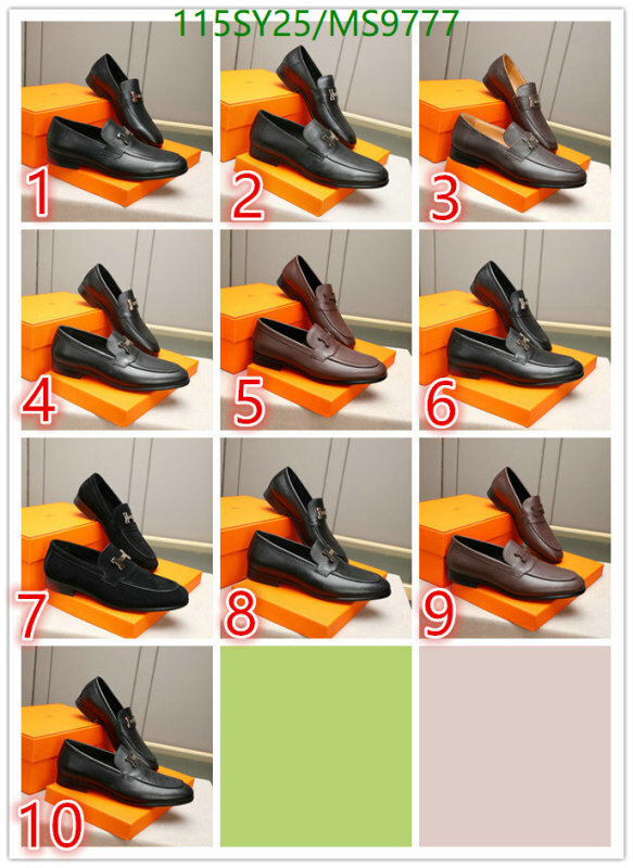 Hermes-Men shoes Code: MS9777 $: 115USD