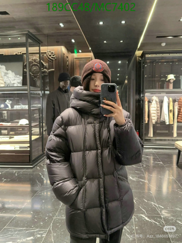 Moncler-Down jacket Women Code: MC7402 $: 189USD