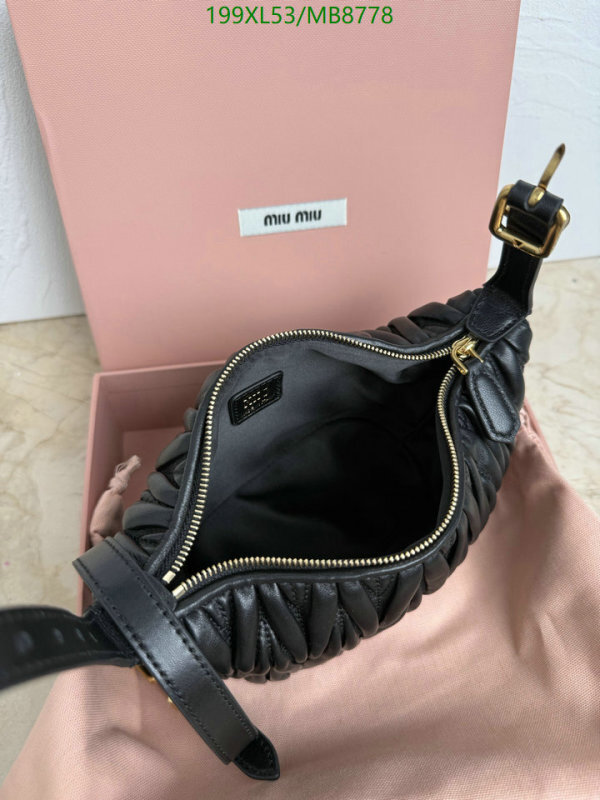 Miu Miu-Bag-Mirror Quality Code: MB8778 $: 199USD