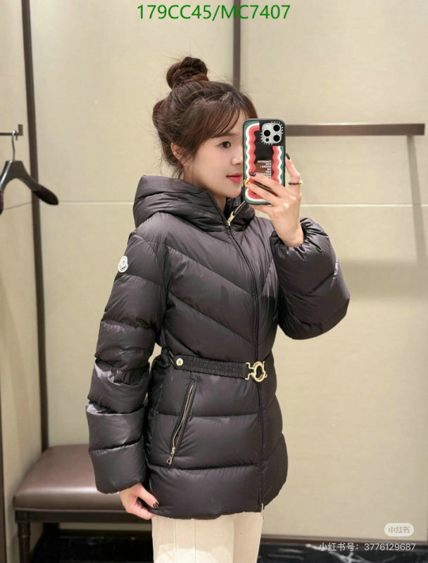 Moncler-Down jacket Women Code: MC7407 $: 179USD