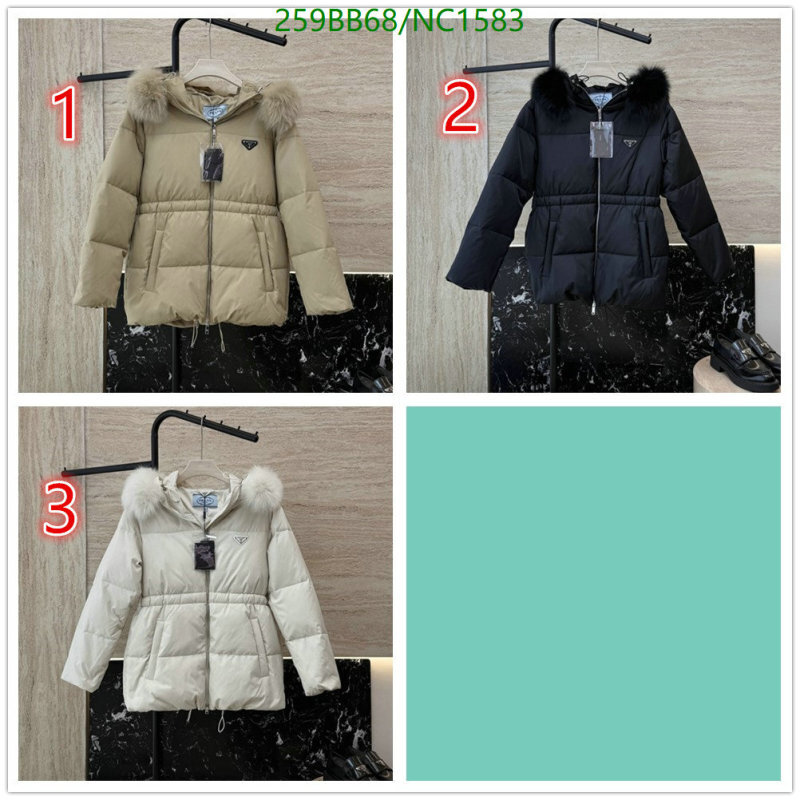 Prada-Down jacket Women Code: NC1583 $: 259USD