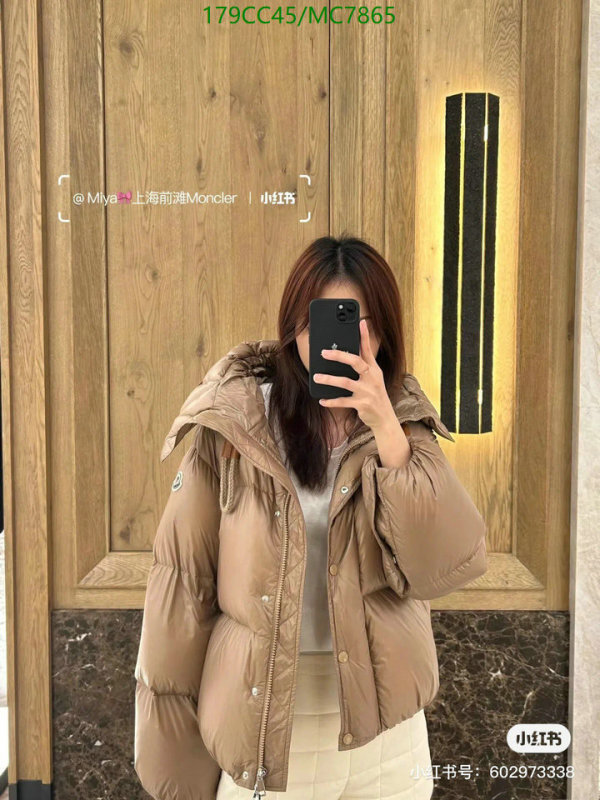 Moncler-Down jacket Women Code: MC7865 $: 179USD