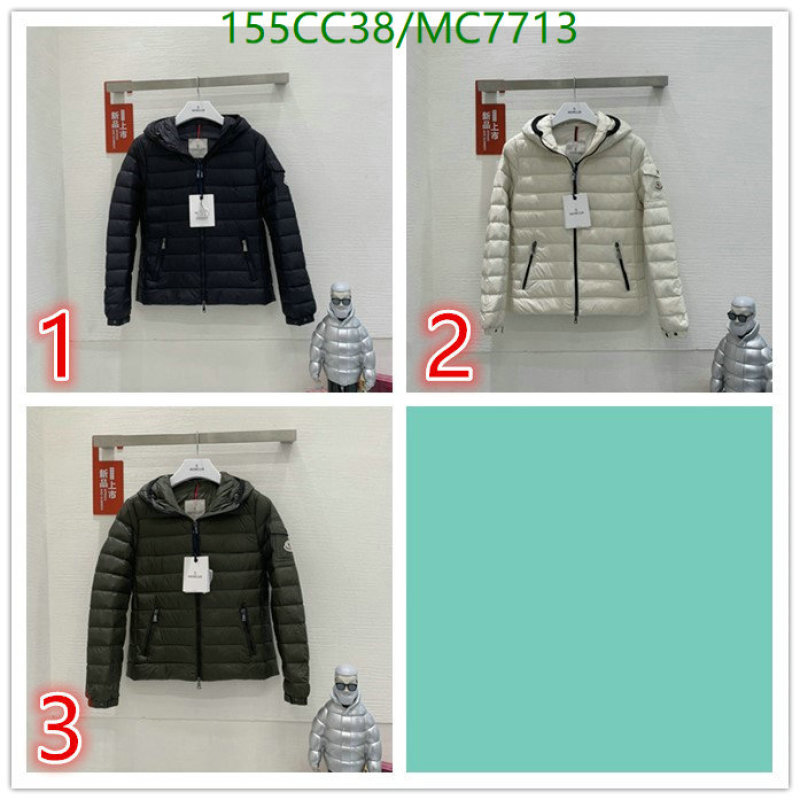 Moncler-Down jacket Women Code: MC7713 $: 155USD
