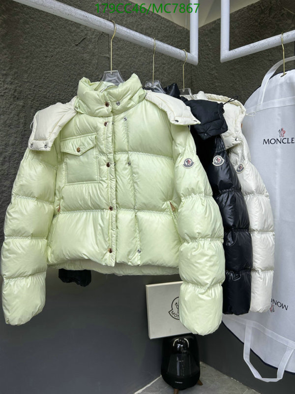 Moncler-Down jacket Women Code: MC7867 $: 179USD