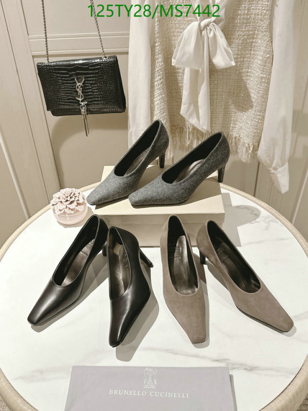 Brunello Cucinelli-Women Shoes Code: MS7442 $: 125USD
